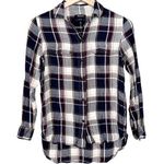 Madewell  Hanna Plaid Classic Button Down Flannel Sz XS Photo 0