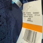 Soprano  small lace overlay v neck fit and flare dress D4 2418 Photo 5