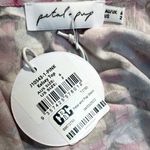 Petal + Pup Kelsey Top Womens 2 Pink Floral Cropped Long Sleeve Tie Topper New Photo 7