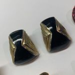 Pierre Cardin Lot Of 4 Costume Earrings Vintage - Modern Pierced Enamel 1 Signed Photo 4