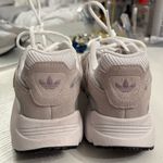 Adidas  Women's Cream and Pink Sneakers Photo 1