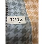 Roberta Roller Rabbit Roller Rabbit Womens Medium Popover Orange Blue Hounds Tooth Print Chiffon Sheer Photo 7