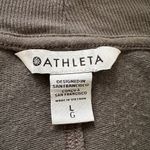 Athleta dark gray open-front cardigan size L Photo 4