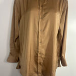 Banana Republic camel blouse. New with tag, size S. Photo 0