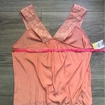 Ramy Brook NEW  Peach Sleeveless Flowy Spring Summer Embroidered Strap Top Size S Photo 7