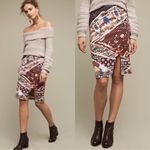 Anthropologie  Maeve Vannia Asian Pencil Skirt Size M Photo 8