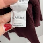 J.Crew Sz L Sweater Peplum Bell Long Sleeve V-neck Wool Blend Burgundy Women’s Photo 8