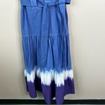 Derek Lam NEW  10 Crosby Buffy Utility Midi Shirt Dress Womens 4 Blue Dip Dye Photo 4