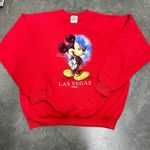 Disney store Vintage Mickey Mouse Las Vegas Sweatshirt Size Large Photo 0