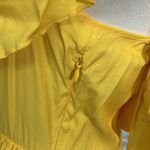 Lovers + Friends Yellow Ruffled Strapless Mini Sundress Photo 5