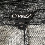 EXPRESS Longsleeve cowl neck angle zip jacket B&W sz XS women Photo 10