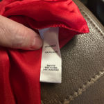 Jolie & Joy Red Satin Shirt Photo 3