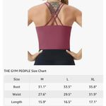 THE GYM PEOPLE Cross Back Sports Bra Size XL New With Tag Photo 3