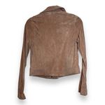BLANK NYC  100% Vegan Suede/Leather Moto Jacket-Womens Sz XS-tan-Full Zip-Pocket Photo 1