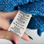 Free People  Edessa Blue Balloon Sleeve Sweater Slouchy Sz XS Boho Photo 10