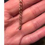 Forever 21  Vintage 90s Silvertone Orange Stone Statement Necklace Photo 4