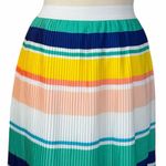Merona  Pleated A-line Skirt White Green Yellow Multicolor Women’s Plus Size XXL Photo 5