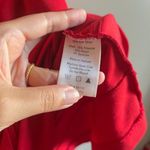 Anthropologie Taylor Swift “Girls from Savoy” Red Dress Pintuck Ponte Knit Sz 6 Photo 5