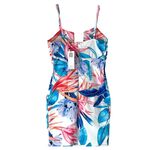 Zeagoo Deep V Neck Floral Spaghetti Strap Bodycon Dress NEW size Small Photo 2