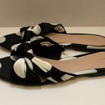 Mango MNG Polka Dot Knot Slip On Sandals 40 Photo 2