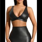 Naked Wardrobe 🖤 Faux leather bra top | XS | NWT Photo 7