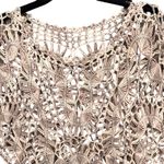 Womens Hand Knitted Crochet Top XS Photo 4