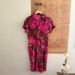 Ralph Lauren  Horse Bit V Neck Pink Knee Length Dress Photo 1