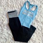 Bebe NBW Embellished Light Blue Cropped Sport Tank Photo 3