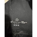 Aerie  OFFLINE High Waisted Black Leggings Women's Size‎ Medium Yoga Work Out Photo 2