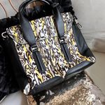 3.1 Phillip Lim Black Pashli Animal Print Tote Bag NEW Photo 3