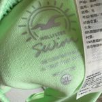 Hollister reversible multi way green plaid bikini set Photo 3