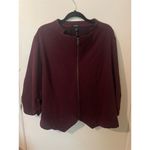 Torrid  4 Plus‎ Size Purple Herringbone Jacquard Knit Blazer Moto Jacket 4x 26 Photo 3