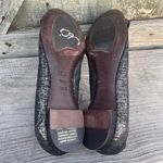 AGL Monika Cap Toe Ballet Flats Glittery Shimmer Size 8.5 EU 38.5 Black Photo 4