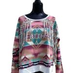 Denim & Supply Ralph Lauren Aztec Navajo Tassel Sweatshirt NWT XL Green Photo 0