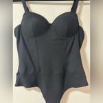 Haute Monde  Black Bodysuit Photo 1