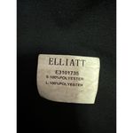 Elliatt Black Silk Satin Sleeveless Double Breasted Blazer Vest Coat Jacket Sz M Photo 4