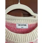 LNA  ANIMAL PRINT SWEATER PINK CREAM MEDIUM Photo 1