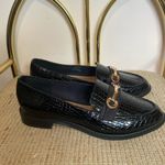 ASOS - Elegant Black Loafers with Gold Accents NWOB Photo 2