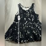 Free People  Side by Side Black Flared Peplum Scoop Neck‎ Knit Tank Top Size M Photo 8