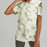 Lululemon  All Yours Cut Out Tee Tie Dye Marble Wash Sage Green Photo 0