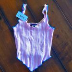  Womens Contrast High Low Tank Top-Cider Photo 0