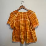 Pilcro and the Letterpress Anthro Pilcro Bette Plaid Top Tunic Medium Yellow Photo 3