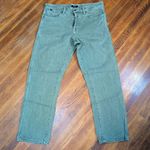 RVCA Green Denim Jeans Button Up Fly Women's Size 32 Photo 0