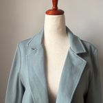 Athleta  Soft Blue Blazer Size 10 Eastbound Open Jacket Relaxed Fit Photo 3