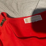 Michael Kors  Red Top with Gold Zipper Photo 1