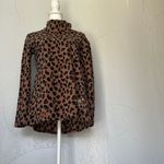 MarleyLilly Elegant Leopard Print Cowl Neck Blouse Photo 7