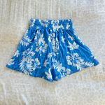 Rue 21 Floral Blue Hibiscus Shorts Photo 2