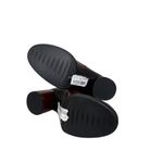 Ecco Burgundy Croc-Embossed Chelsea Boots | Block Heel Slip-On | Size 7 | NWT Photo 7