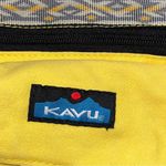 KAVU Keeper Yellow Canvas Crossbody Messenger Bag Photo 5