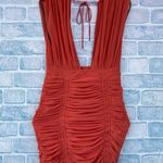 Michael Costello x REVOLVE Coen Mini Dress in Orange size small Photo 2